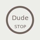 Dude, Stop Procrastinating logo